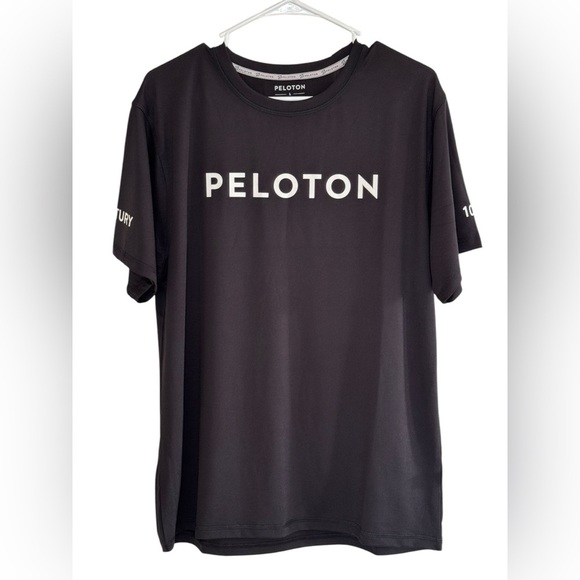 Peloton 100 Century Performance Athletic Shirt Black Large - Picture 1 of 6